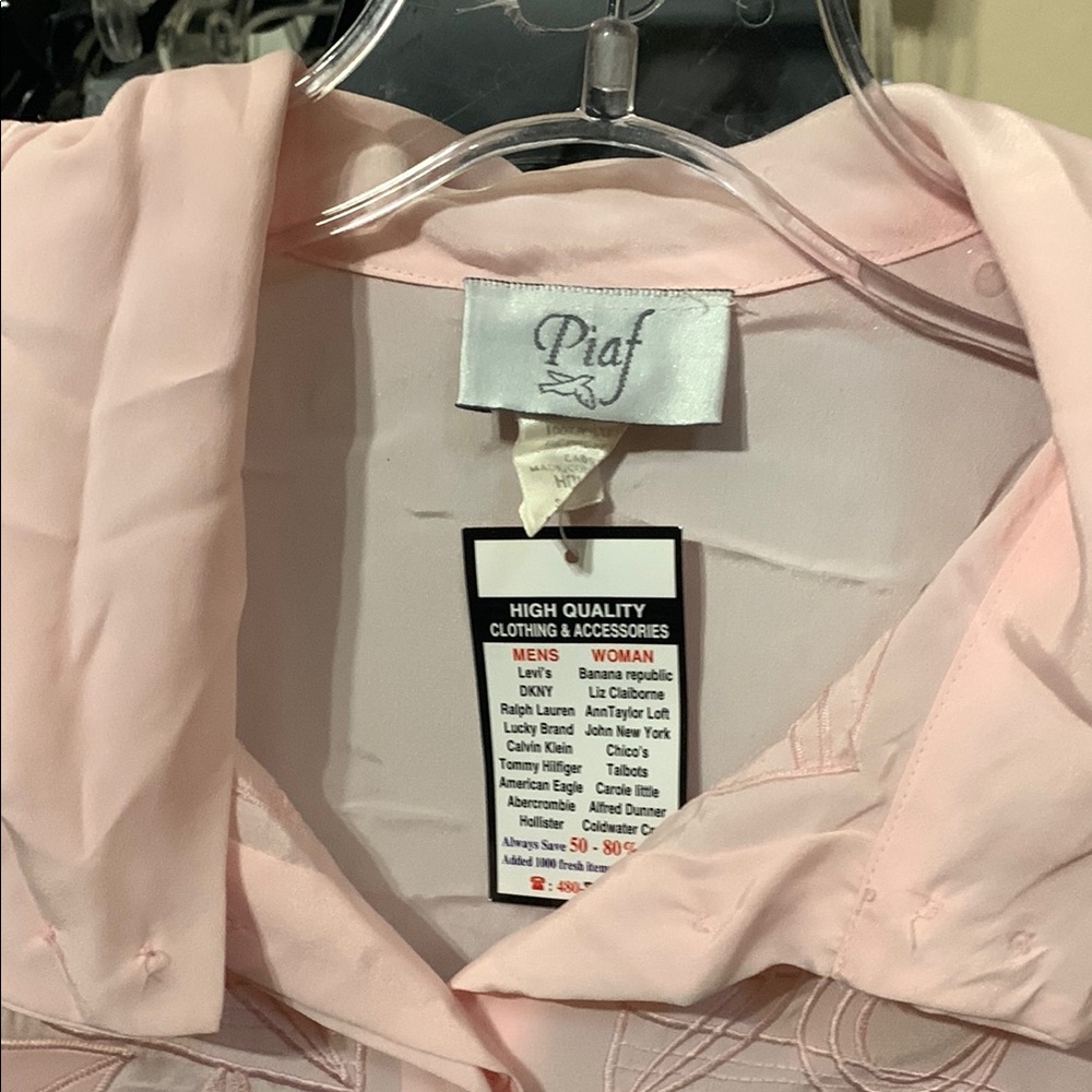 Chic Light Pink Blouse